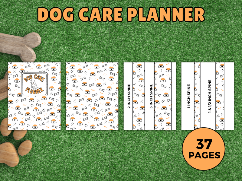 Printable Dog Care Planner