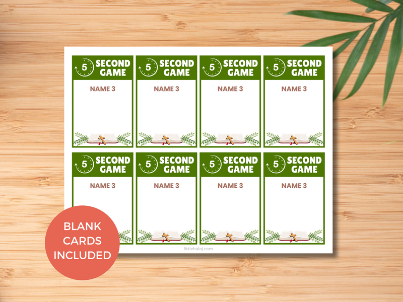 Bible 5 Second Game