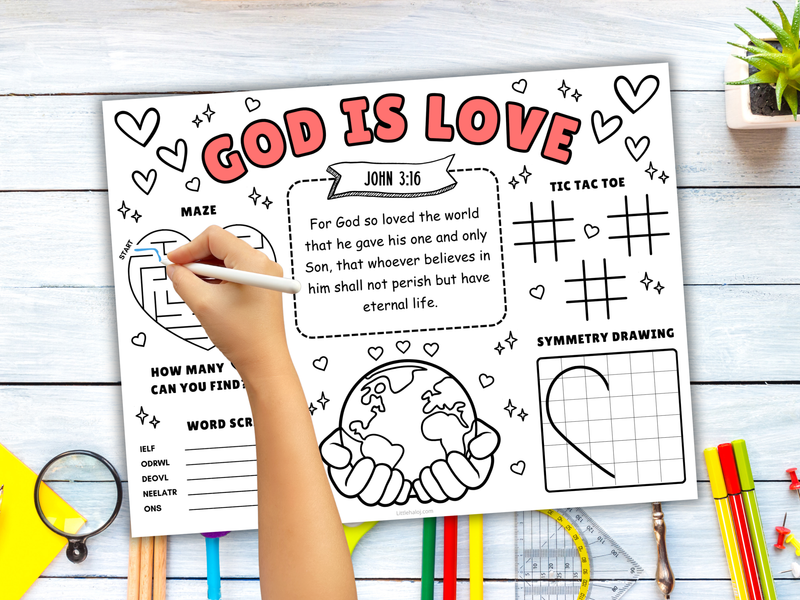 Bible Activity Placemats