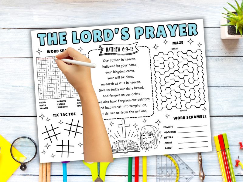 Bible Activity Placemats