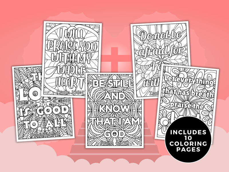 Bible Verse Coloring Pages