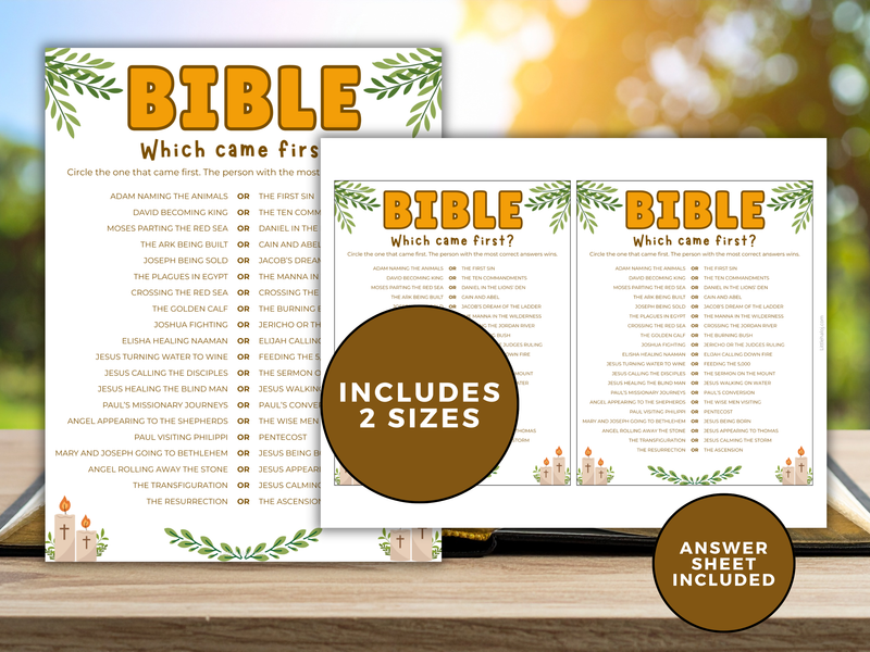 Bible Which Came First