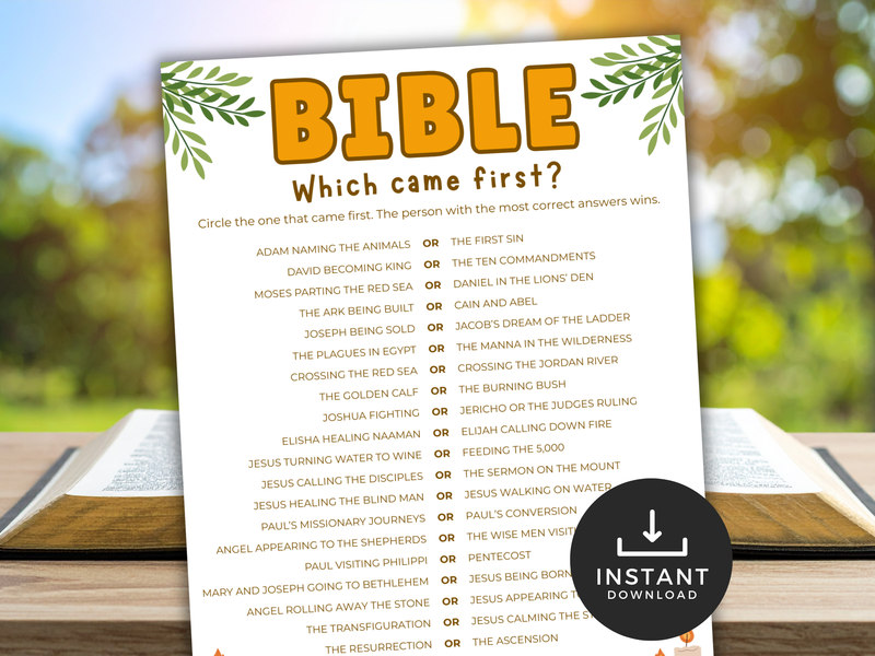 Bible Which Came First