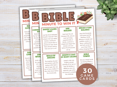 Bible Minute To Win It Game