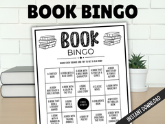 book bingo printable game