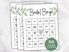 printable bridal shower bingo game