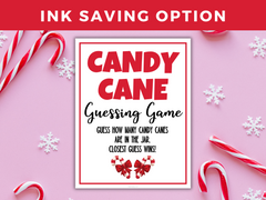 Candy Cane Guessing Game