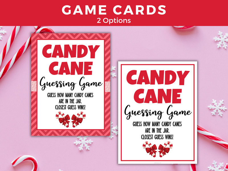 Candy Cane Guessing Game