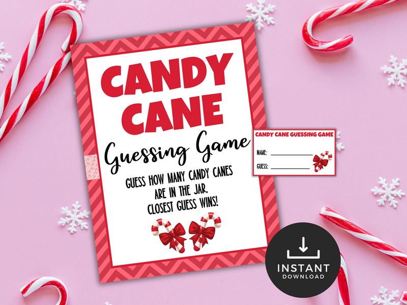 Candy Cane Guessing Game