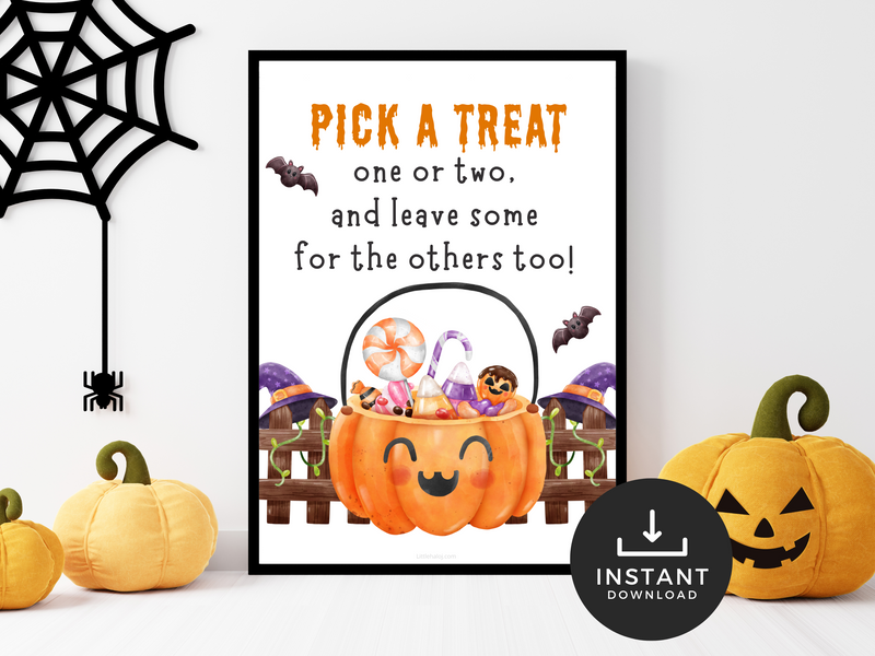 Halloween Candy Sign