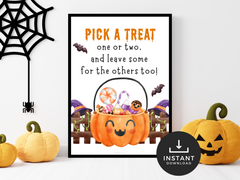 Halloween Candy Sign