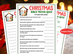 Christmas Bible Trivia