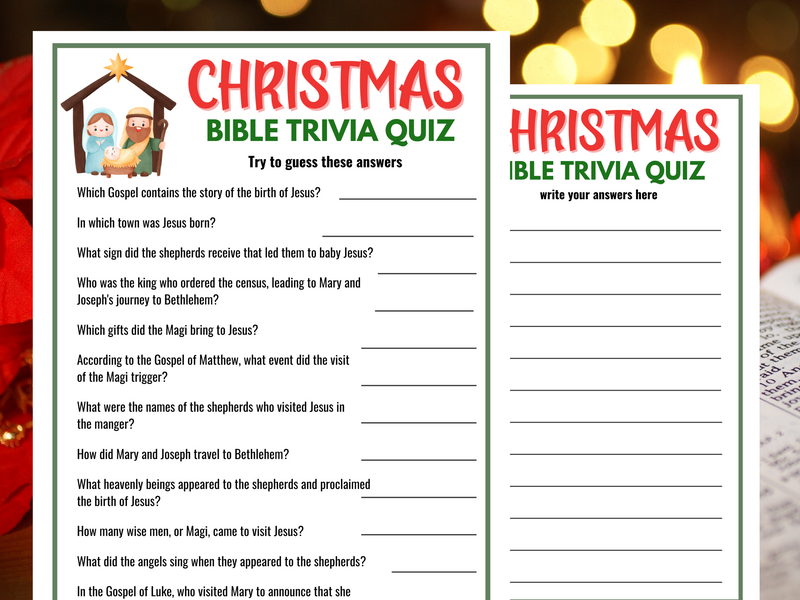 Christmas Bible Trivia