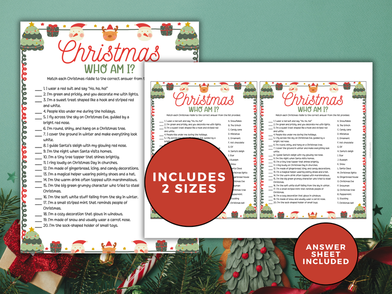 Christmas Who Am I?