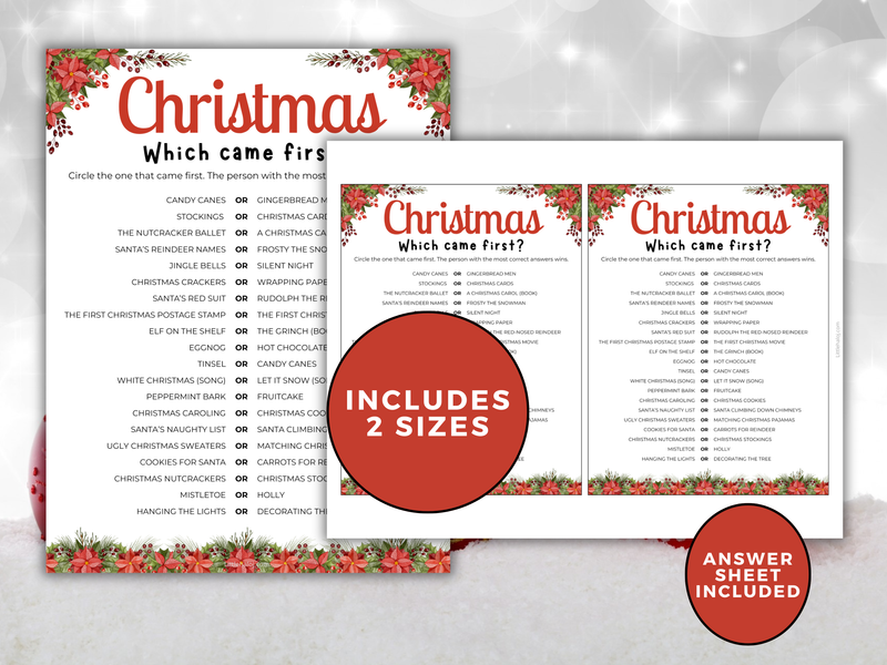 Christmas Which Came First