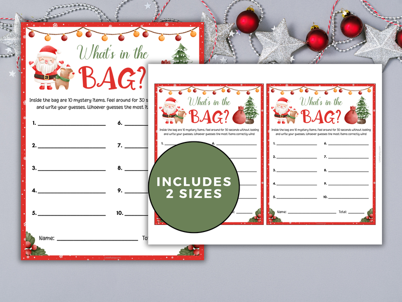 Christmas What's in the Bag?