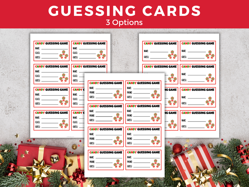Christmas Candy Guessing Game