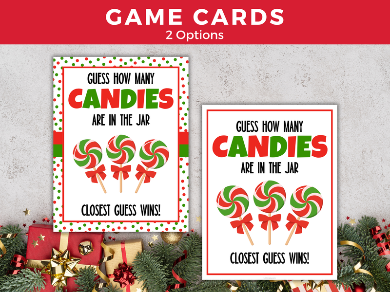 Christmas Candy Guessing Game