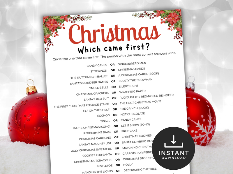 Christmas Which Came First