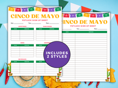 Cinco de Mayo Potluck Sign-Up Sheet