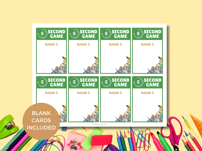 Classroom 5 Second Game