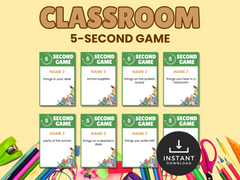Classroom 5 Second Game