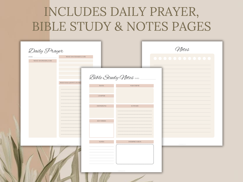 Daily Devotional Planner