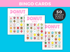 Donut Bingo Party Game