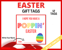 Have a Poppin Easter Gift Tag