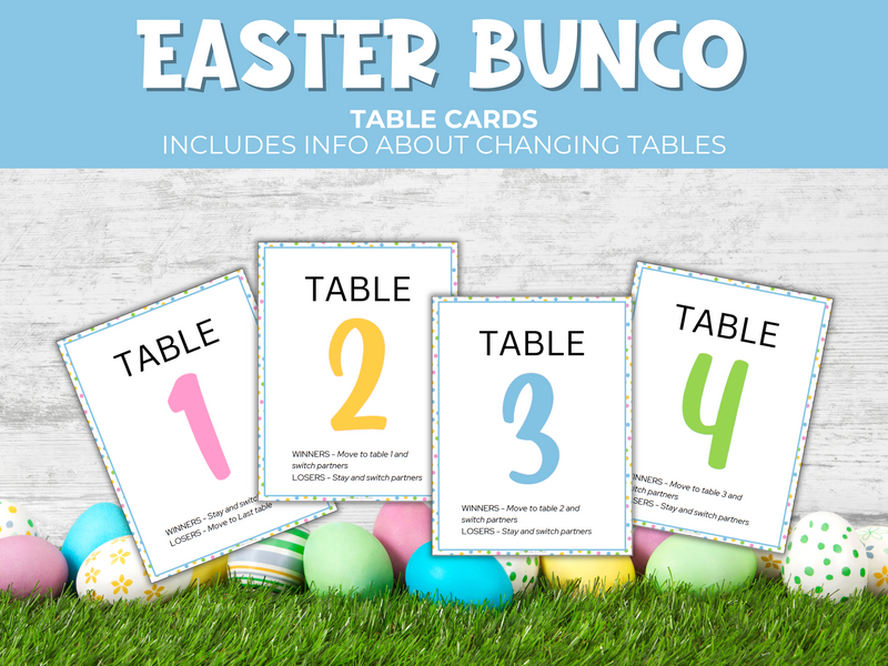 Easter Bunco Pack