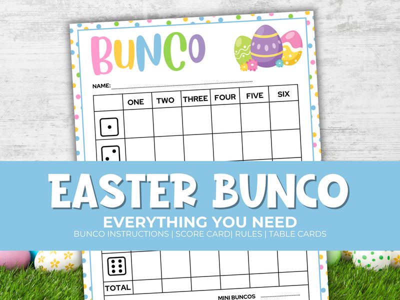 Easter Bunco Pack