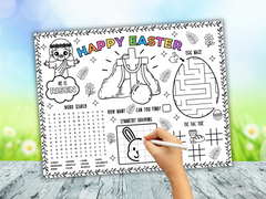 Easter Story Placemat Activity