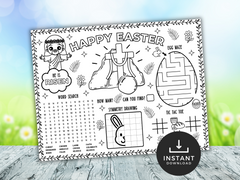 Easter Story Placemat Activity