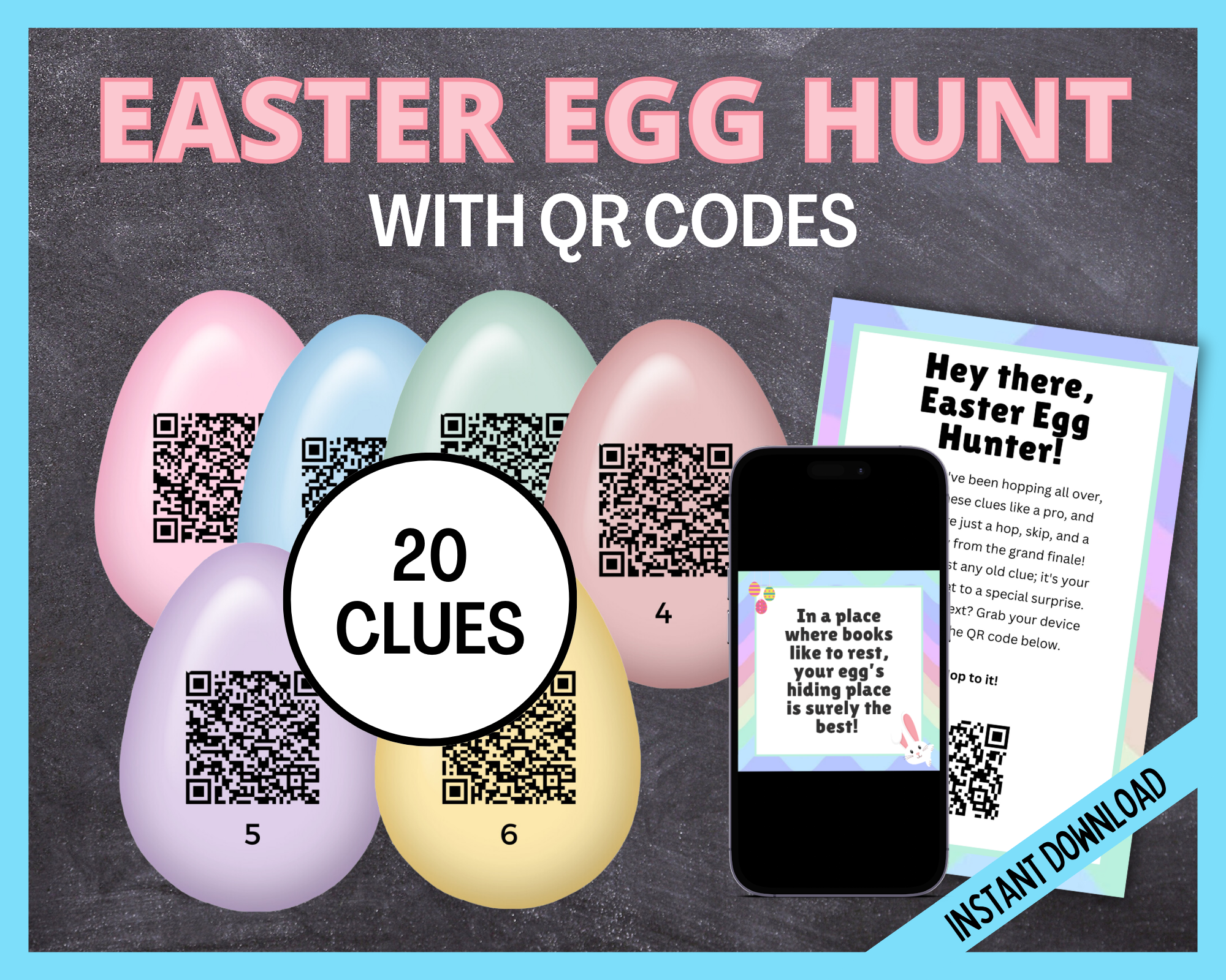 easter QR treasure hunt