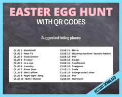 Easter Egg Hunt Clue Answers