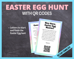 Easter Egg Hunt Letters