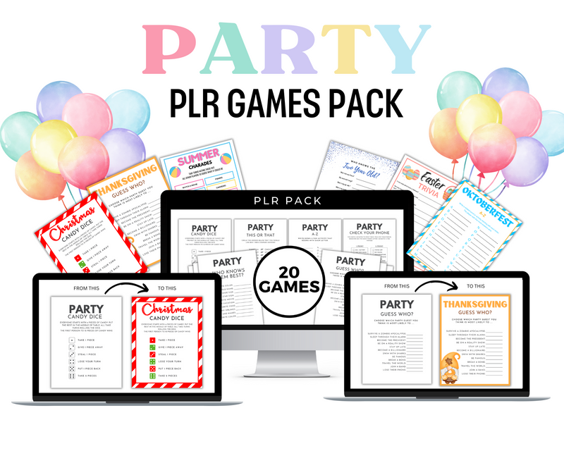 Digital PLR Party Games Pack