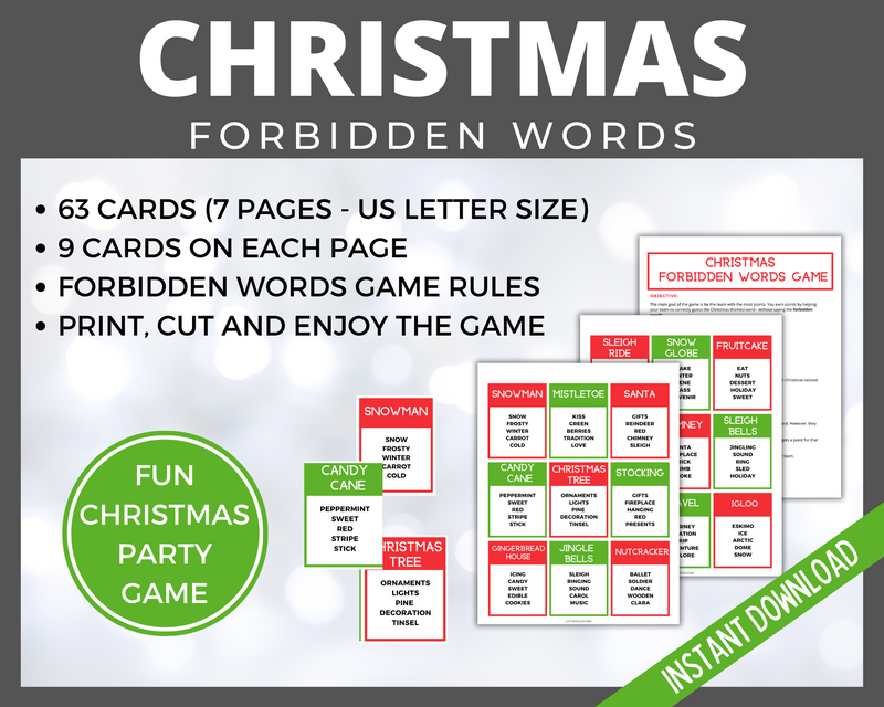 Christmas Printable Family Game
