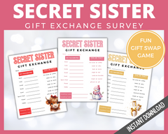 Secret Sister Gift Exchange survey