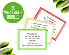 Printable Scavenger hunt riddles for adults and teens