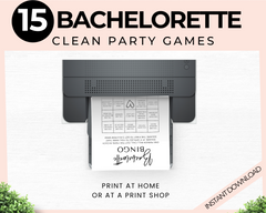 Print at home Bachelorette Party Games
