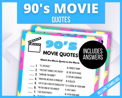 1990s match the movie quote quiz