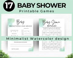 Baby Shower printable games gender neutral