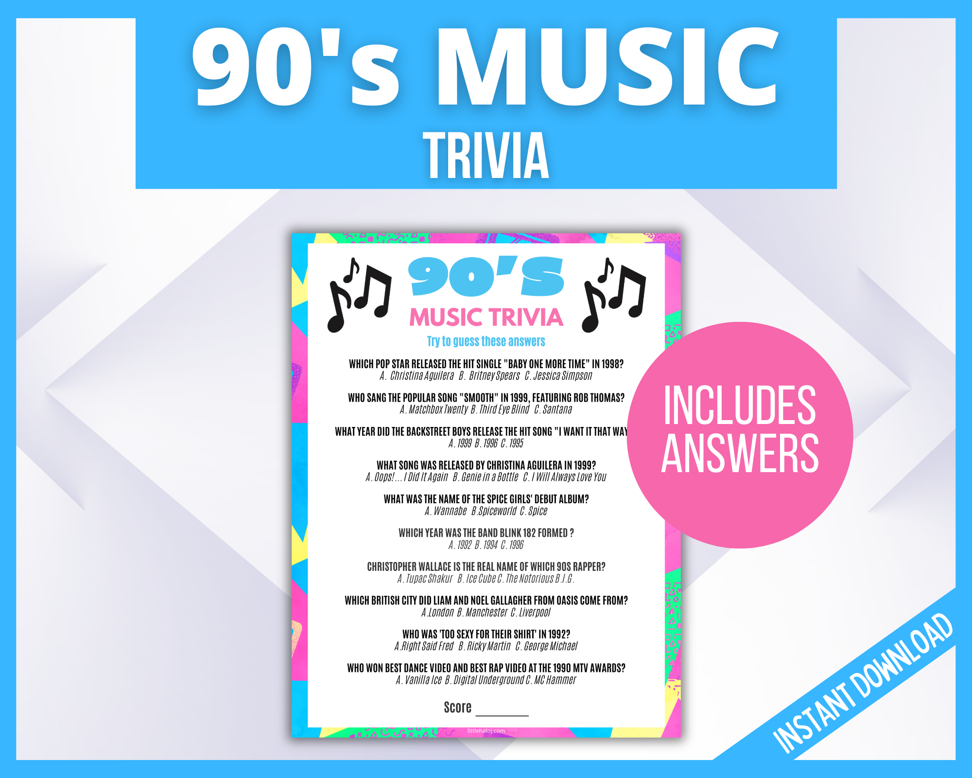 90s Music Trivia | LittleHaloJ 90s-music-trivia-littlehaloj