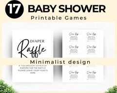 Printable Baby Shower Diaper Raffle