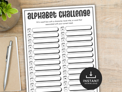 Alphabet Reading Challenge