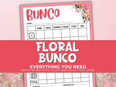 Floral Bunco