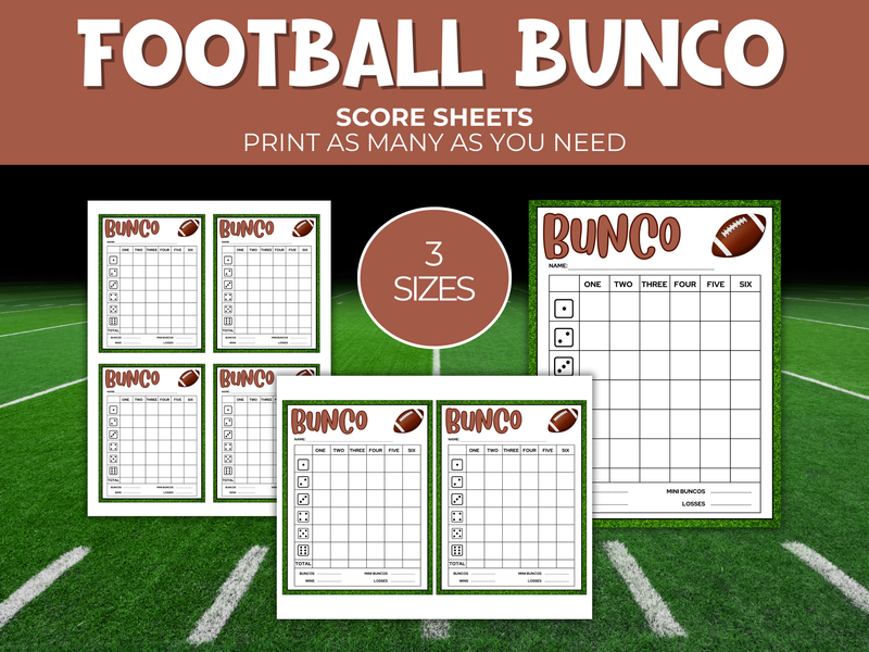 Football Bunco Pack