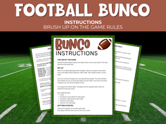 Football Bunco Pack