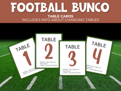 Football Bunco Pack